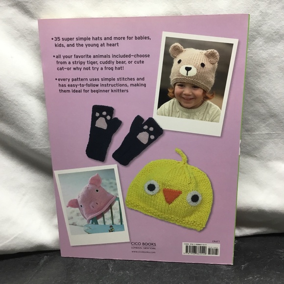 Knitted Animal Hats by Fiona Goble - Picture 2 of 2